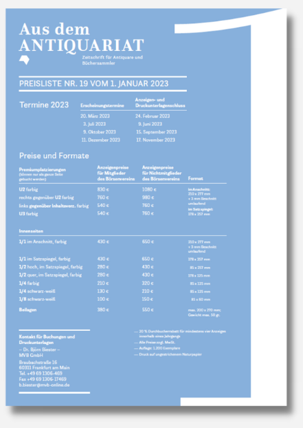 Mediadaten AdA 2012